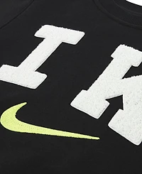 Nike Boys 2T-7 Club Chenille Fleece Crewneck Sweatshirt
