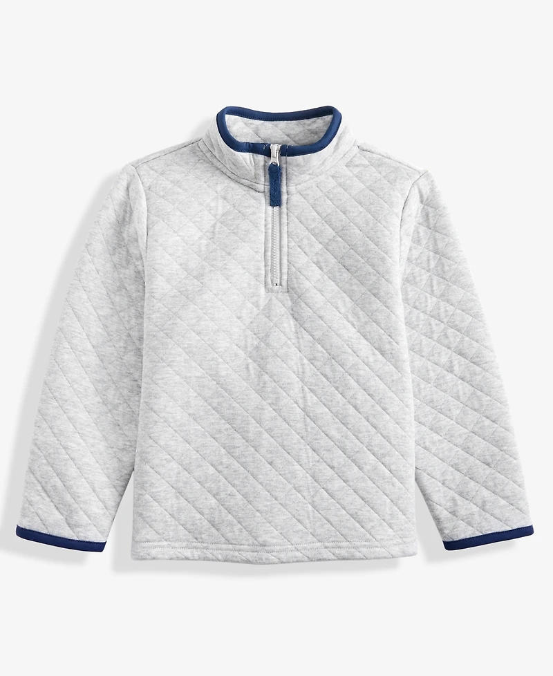 Epic Threads Boys Toddler 2T-4T Quilted Quarter-Zip Jacket, Macy's Exclusive