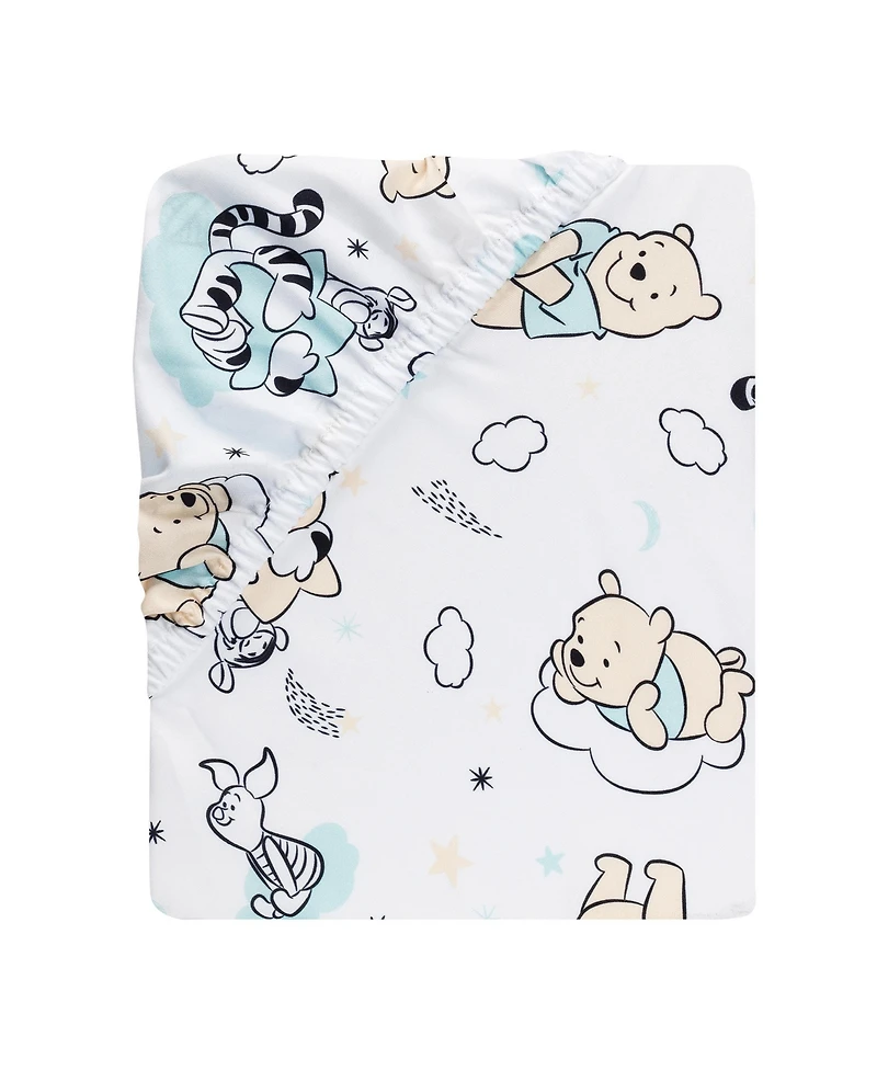 Lambs & Ivy Disney Baby Winnie the Pooh Hugs 3-Piece Nursery Crib Bedding Set