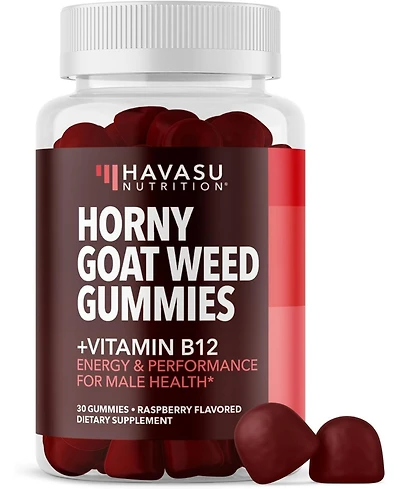 Havasu Nutrition Goat Weed Gummies, Raspberry, 30ct