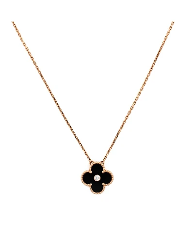 Pre-Owned Van Cleef & Arpels Vintage Alhambra Pendant Necklace