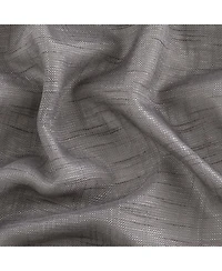 Kate Aurora 2 Pack Semi Sheer Linen Blend Grommet Top Window Curtains - 52 in. W x 84 L, Coral