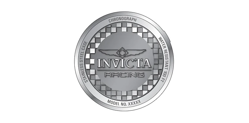 Invicta Men's 47904 Invicta Racing Quartz Chronograph Grey Dial Watch