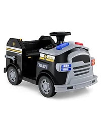 Costway 12V Kids Ride on Fire Truck Toddler Toy Car with Shovel & Wrench