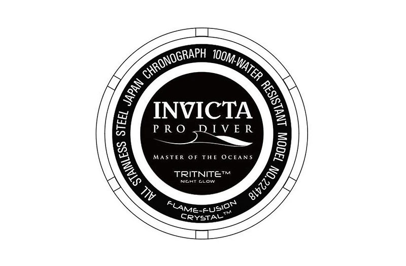 Invicta Men's 22418 Pro Diver Quartz Multifunction Black Dial Watch