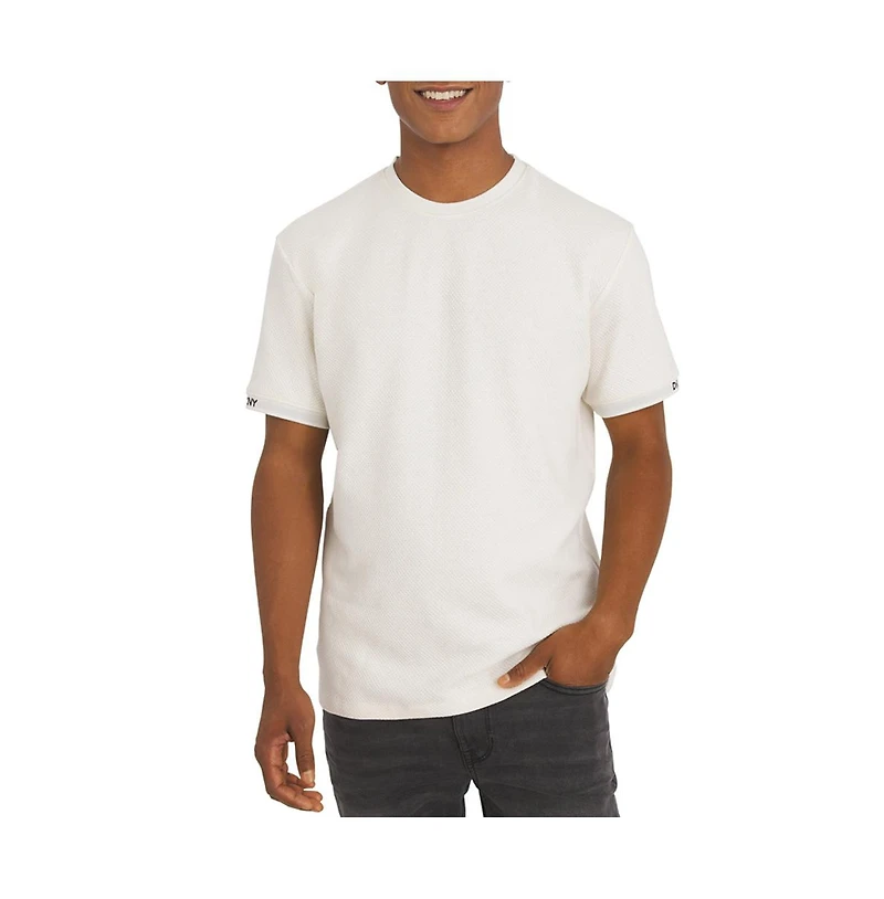 Dkny Men's Holborn Quilted Cotton Tee