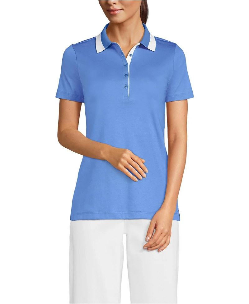 Lands' End Women's Supima Cotton Polo Shirt