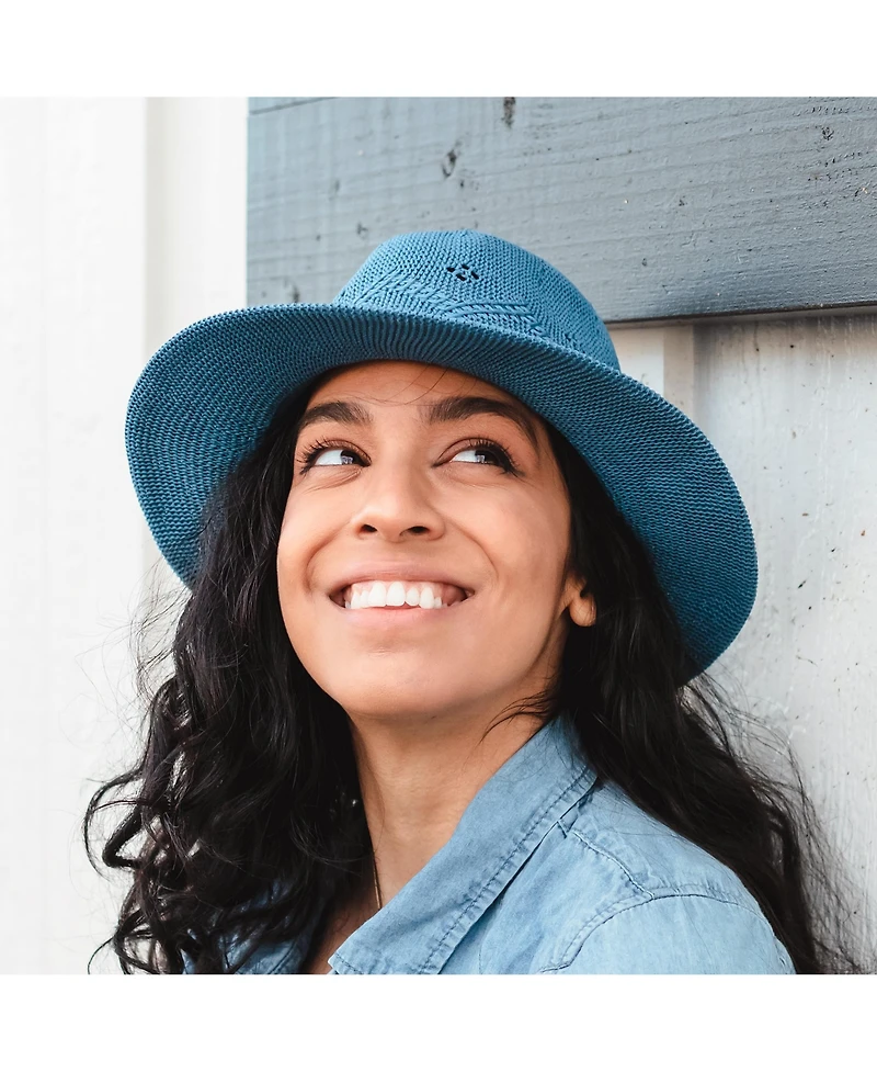 Kanut Sports Women's Leather Cord Whetstone Sun Hat