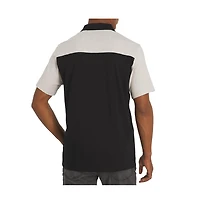 Dkny Men's Highwalk Cotton Zip Front Polo