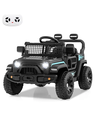 Costway 12V Kids Ride on Truck Car Battery Powered Electric Vehicle with Remote Control