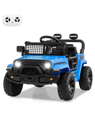 Costway 12V Kids Ride on Truck Car Battery Powered Electric Vehicle with Remote Control