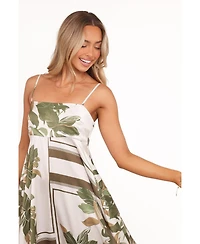 Petal and Pup Women's Elanor Maxi Dress - Pink Print