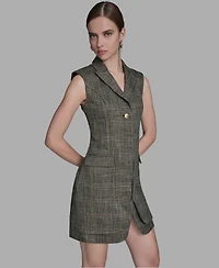Bcbg Women's Deep V-Neck Collared Dress