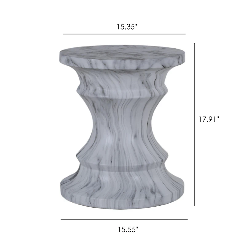 Streamdale Cement Outdoor Accent Table