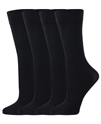 Lauren Ralph Women's 4-Pack Mesh Sheer Trouser Socks