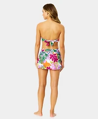 Anne Cole Women's Liz Printed Twist Bandeau Bra