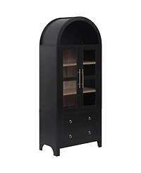Streamdale 71" Arched Kitchen Pantry Cabinet