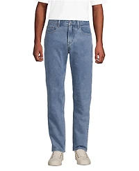 Lands' End Men's Stretch Comfort Waist Classic Fit Flannel Lined Jean