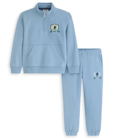 Scotch & Soda Boys 4T-7 2-Piece Long-Sleeve Sweatshirt and Jogger Pants Set