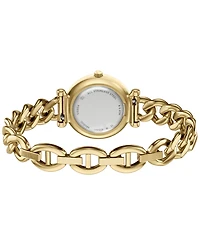 Fossil Women's Carlie Three-Hand Gold-Tone Stainless Steel Watch, 28mm