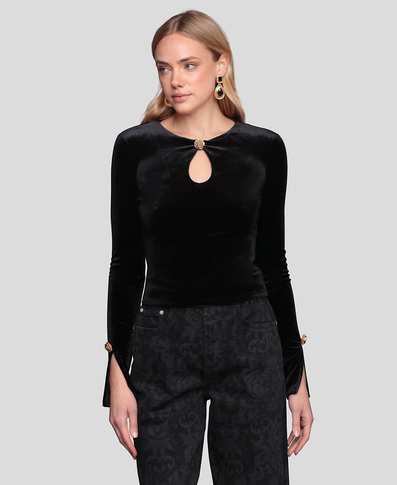 Avec Les Filles Women's Long Sleeve Top