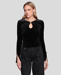Avec Les Filles Women's Long Sleeve Top