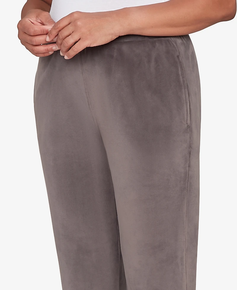 Alfred Dunner Calm Luxe Double Knit Average Length Pant