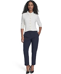 Tommy Hilfiger Women's Floral Clip Button-Up Top