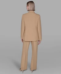 Karl Lagerfeld Paris Women's Long-Sleeve Double Breasted Blazer