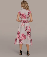 Donna Karan New York Women's Cap Sleeve Dress