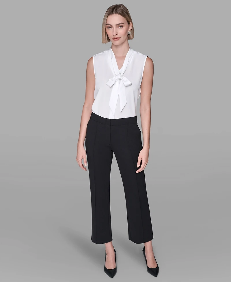 Karl Lagerfeld Paris Women's Ankle Straight Pants