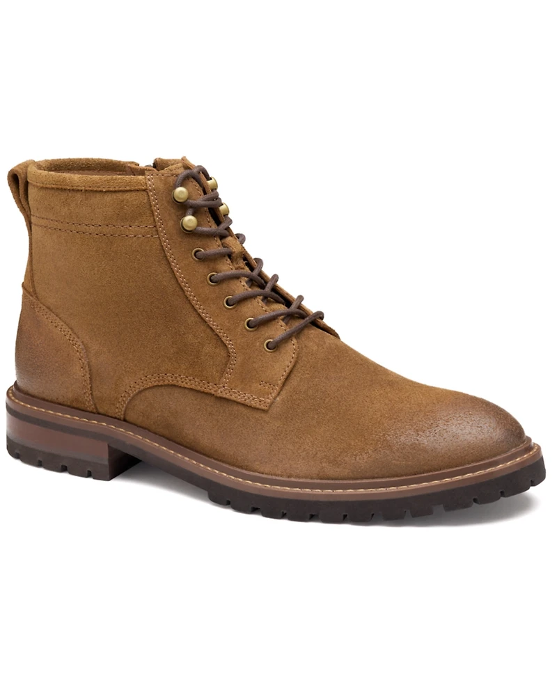 Johnston & Murphy Men's Barrett Plain Round Toe Boots
