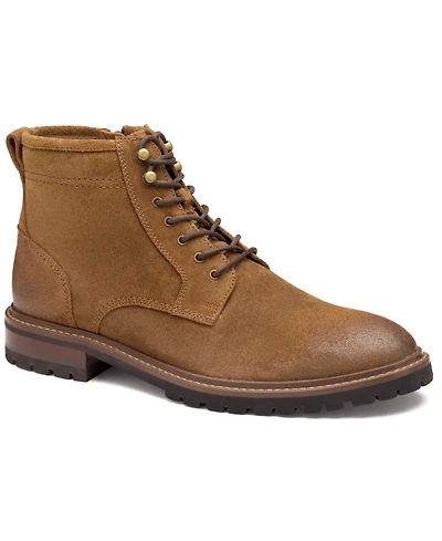 Johnston & Murphy Men's Barrett Plain Round Toe Boots