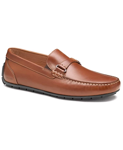 Johnston & Murphy Men's Beck Round Toe Leather Bit Loafers