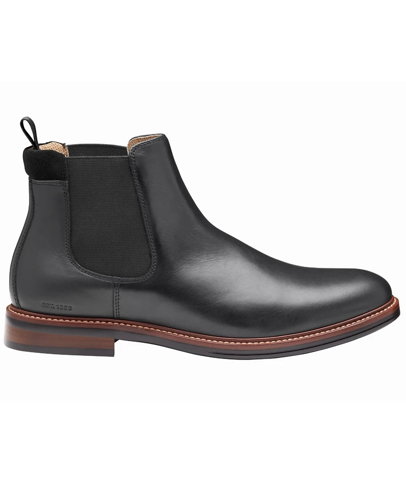 Johnston & Murphy Men's Round Toe Durham Chelsea Boots