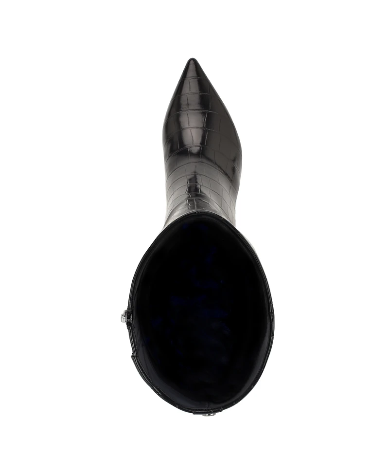 Nine West Women's Kimdee 9X9 Tall Stiletto Dress Boots