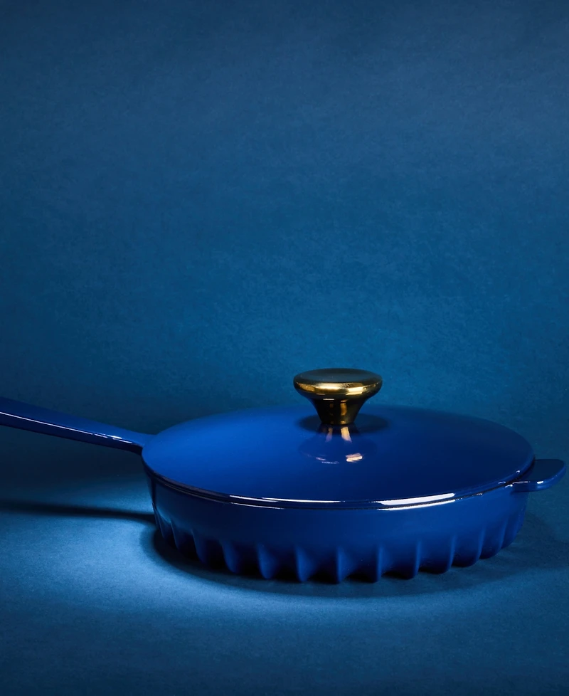 Fireup Cookware Rapid Heat Enameled Cast Iron 10" Frying Pan with Lid