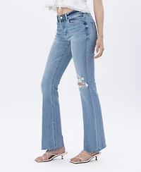 Flying Monkey Women's Mid Rise Bootcut Jeans