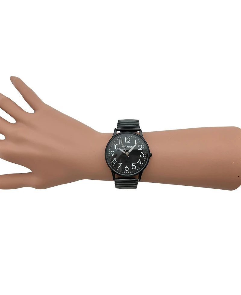Olivia Pratt Black Stretch and Classic Analog Women Watch
