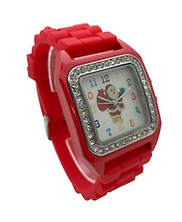 Olivia Pratt Red Merry Christmas Silicone Band Themed Women Watch