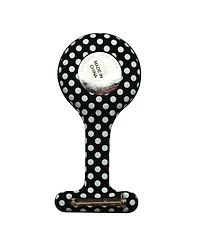 Olivia Pratt Polka Dots Printed Silicone Fob Nurse Watch