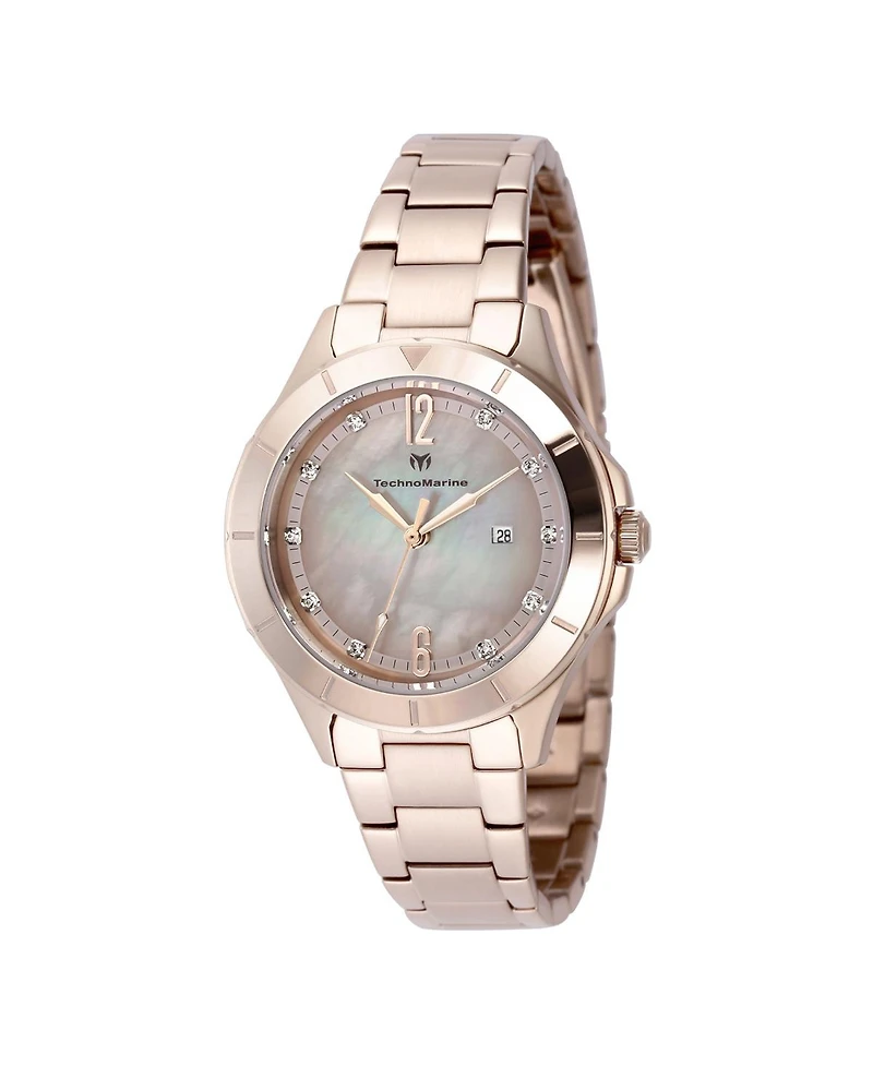 Technomarine Women's Tm- Luna Quartz Pink