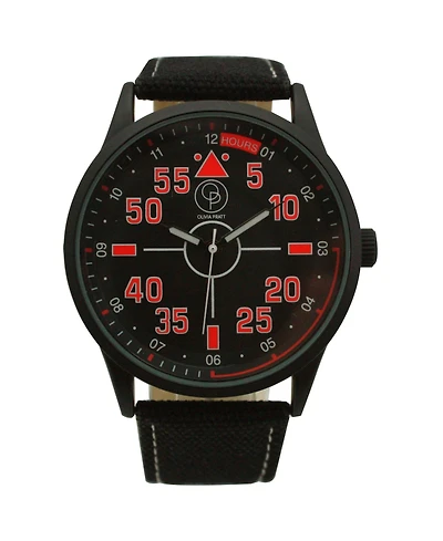 Olivia Pratt Denim Band Big Face and Numbers Men Watch