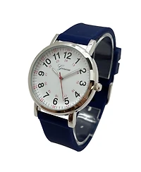 Olivia Pratt Navy Easy-Read Nurse Watch with Silicone Band Women Watch