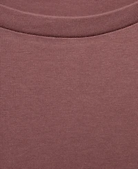 Mango Women's Two-Piece Flannel Check Pajamas