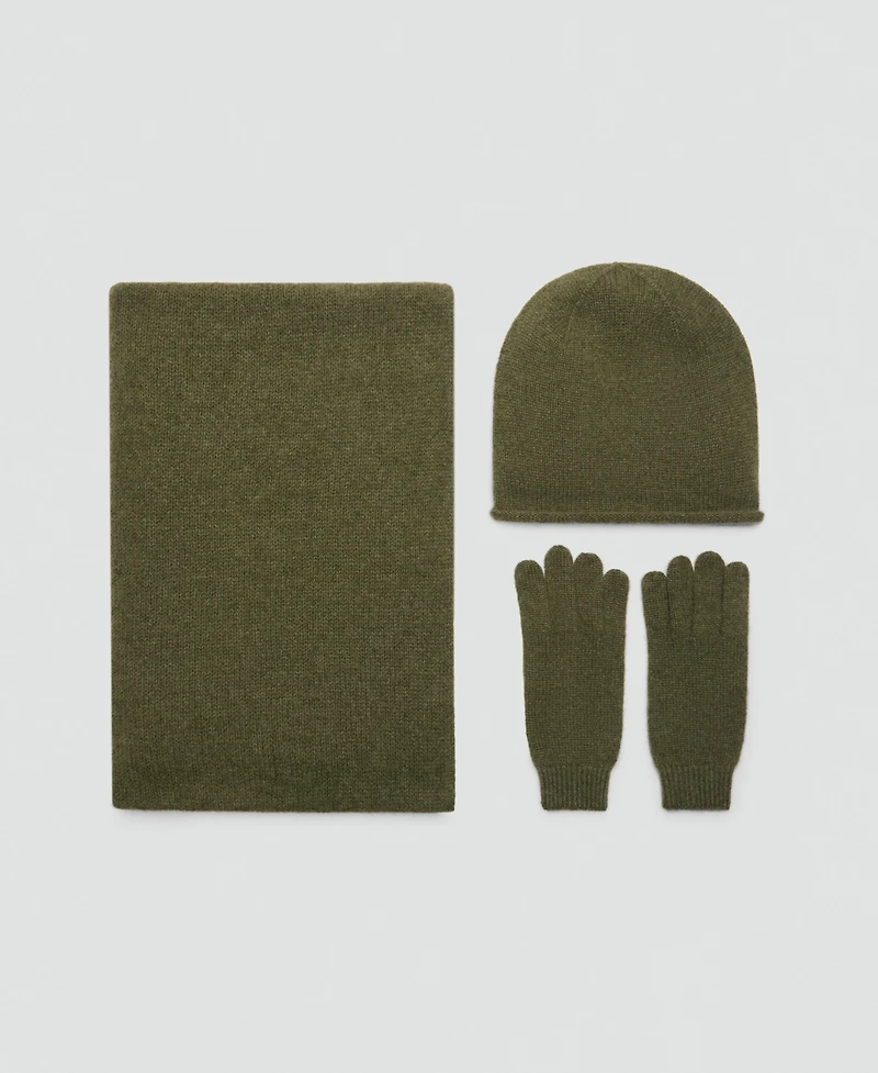 Mango Women's Cashmere Gloves