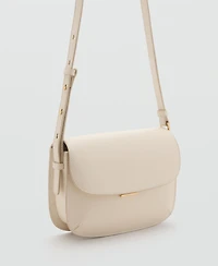 Mango Women's Flap Crossbody Bag