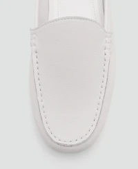 Mango Women's Leather Flat Shoes