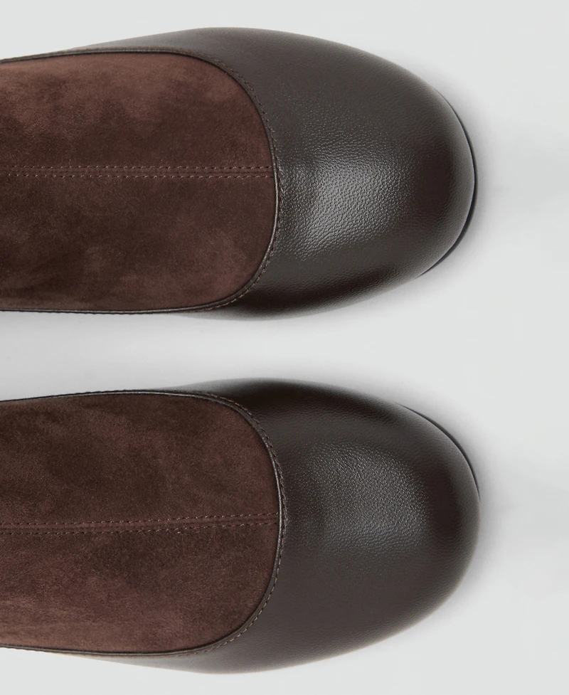 Mango Women's Combined Leather Ankle Boots