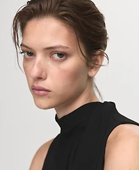 Mango Women's Bow Cut-Out Detail Short Dress